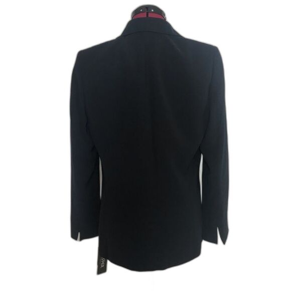 Kasper Blazer Women's Size 8 Midnight Blue Open Front Long Sleeve NWT - Picture 4 of 7